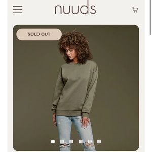 Nuuds Olive Sweatshirt XL
